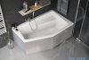 Excellent Vesper wanna narożna 160x100 cm prawa biała WAEX.VEP16WH